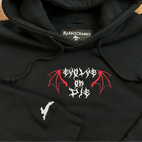 Heavy Hoodie “Evolve or Die” - Picture 2 of 4